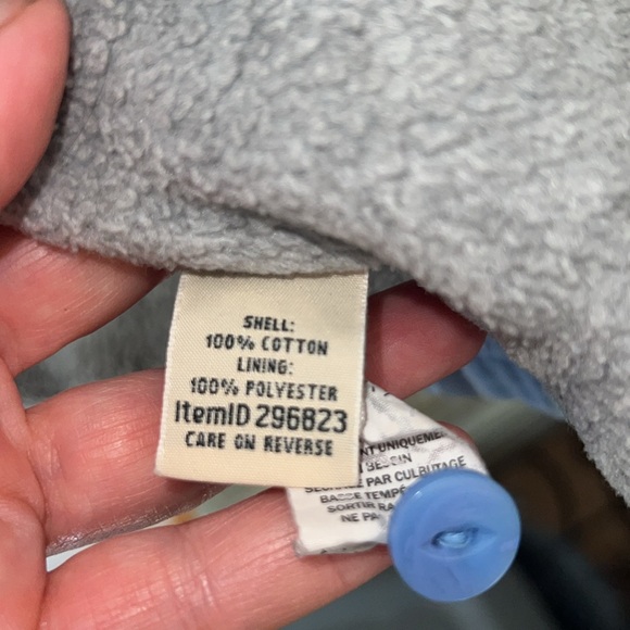 LL Bean Women's Fleeced Lined Cotton Plaid Flannel Shirt Jacket Hooded Size XL - Picture 7 of 9